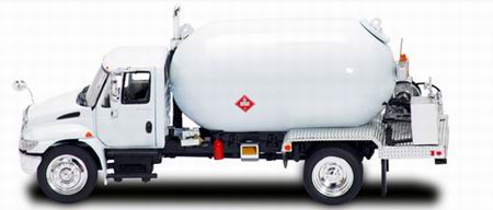 international 4300 propane delivery in white - precision series P11281W Модель 1 53