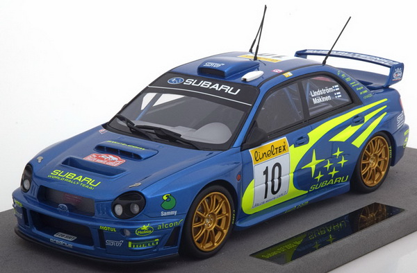 subaru impresa s7 #10 winner rally montecarlo 2002 t.makinen - k.lindstrom TOP037A Модель 1:18