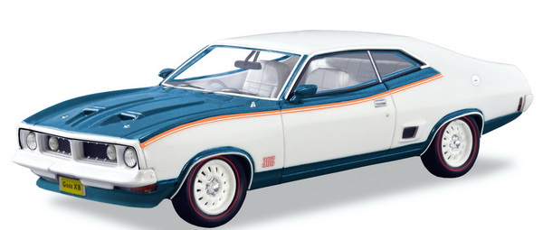 ford xb coupe john goss – 1975 - white/blue TRR114B Модель 1:43