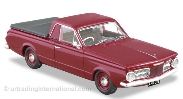 Chrysler Valiant AP6 Ute 1965 - Red TRR117B Модель 1:43
