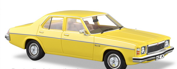 Holden HZ Kingswood SL Sedan - 1977 - Jasmine Yellow TRR135B Модель 1:43