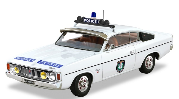 Chrysler VK Charger - 1975 - NSW HWP (Highway Police) - White TRR150C Модель 1:43