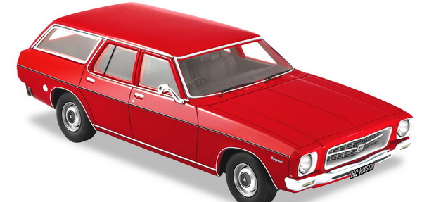 holden hq wagon – salamanca red TRR17D Модель 1:43