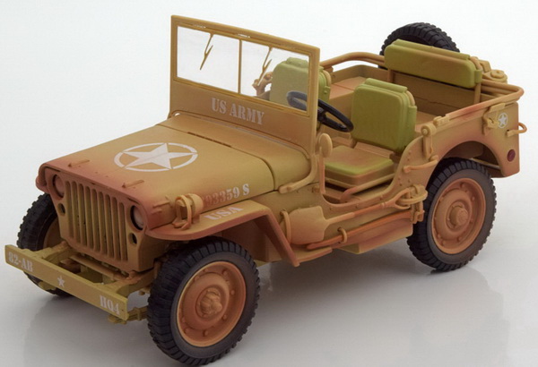 jeep willy´s casablanca dirty version desert sand TR1800140A Модель 1:18