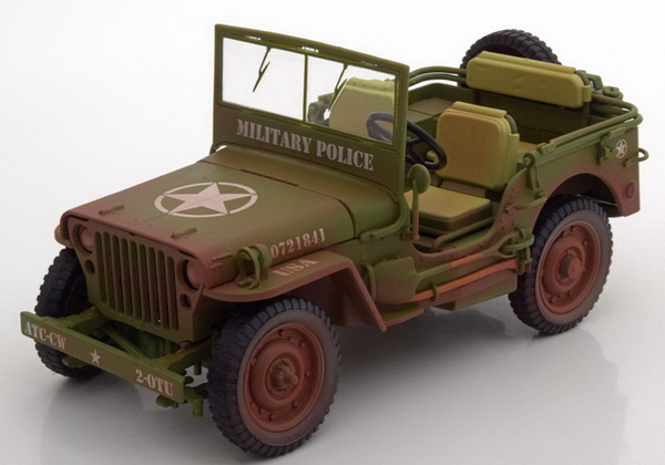 jeep willy´s us militär polizei 1941 dirty version TR1800142B Модель 1:18