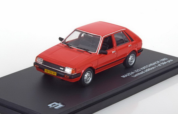 mazda 323 hatchback - red (l.e.504pcs) TR43056 Модель 1:43