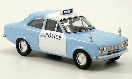 Модель 1:43 Ford Escort Mk I Police - light blue/white