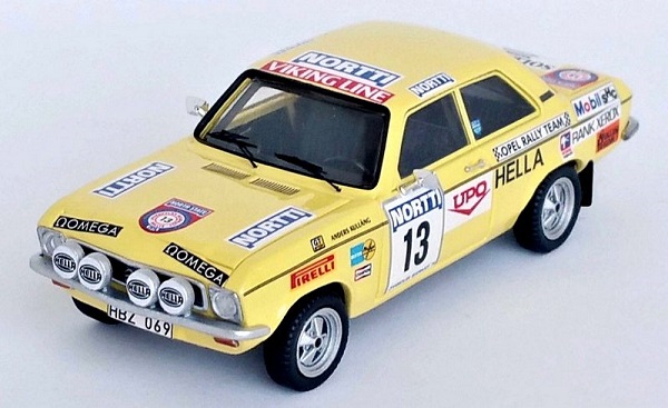 Модель 1:43 Opel Ascona A #13 Rally 1000 Lakes 1974 Kullang - Andersson