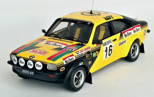 Модель 1:43 Opel Kadett GT/E #16 Rally Monte Carlo 1977 Landsberg - Muszynski