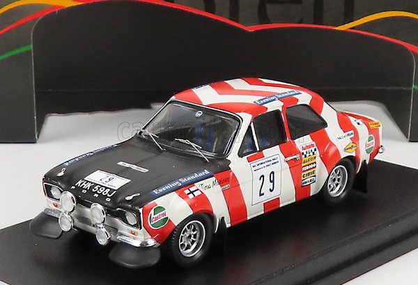 Модель 1:43 FORD Escort Mki №29 Rally Rac Lombard (night Version) (1970) T.makinen, White Red Black