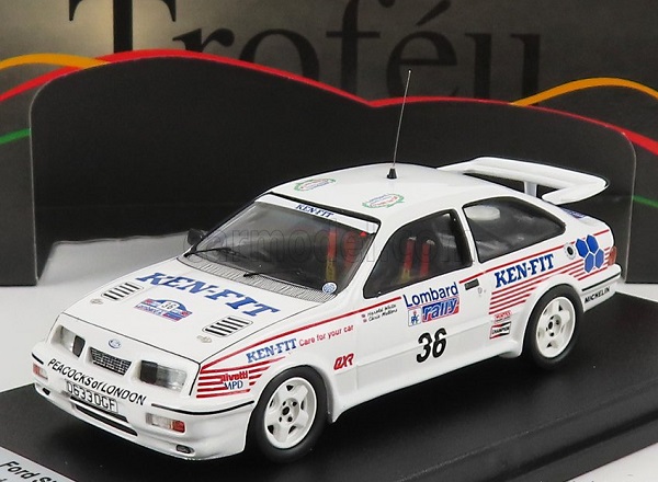 FORD Sierra Rs Cosworth №36 Rally Rac Lombard (1987) C.mellors - H.White, white FRRUK77 Модель 1:43