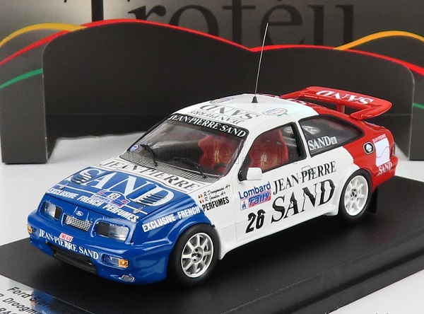 FORD Sierra Rs Cosworth №26 Rally Rac Lombard (1988) R.Вroogmans - R.Joosten, Blue White Red FRRUK87 Модель 1:43