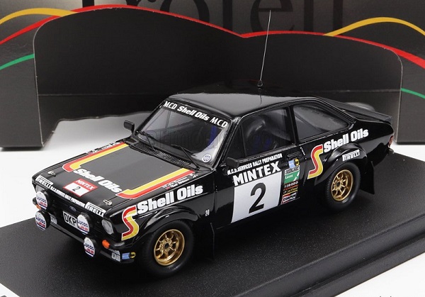 Модель 1:43 FORD Escort Mkii (night Version) №2 3rd Rally Mintex (1982) A.Vatanen - N.Wilson, Black