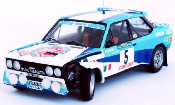 fiat 131 abarth, no.5, rallye wm, rally portugal, 1980, damaged, w.röhrl/c.geistdörfer RORRAL106 Модель 1:43