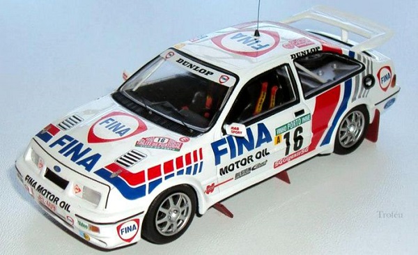 Модель 1:43 Ford Sierra Cosworth №16 «FINA» Rally Portugal (Duez - Lopes)