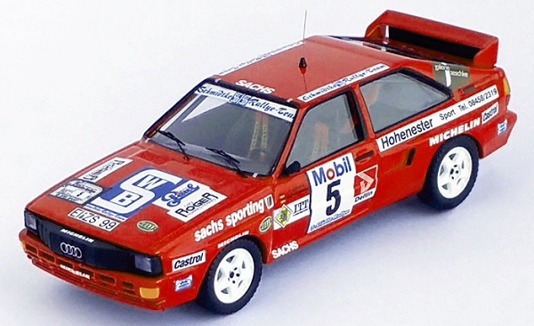 audi quattro #5 stadte rally 1986 schmdtke - kucken RRDE08 Модель 1:43