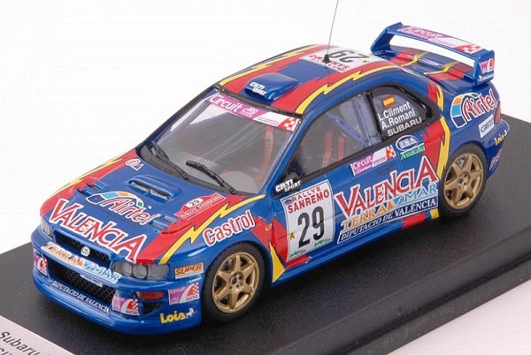 Модель 1:43 Subaru Impreza WRC #29 Rally Sanremo 1999 Climent - Romani
