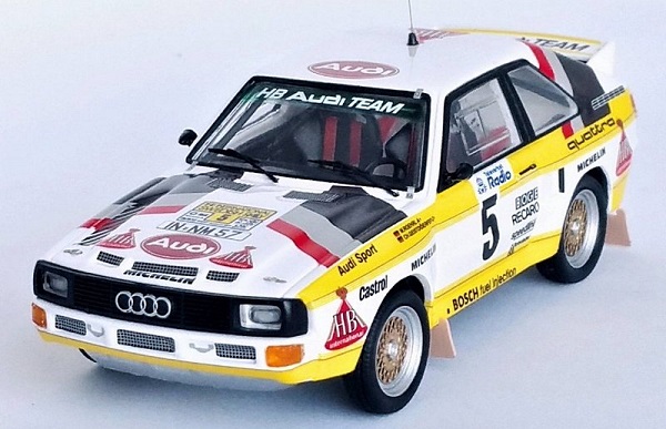 Audi Sport Quattro #5 Rally Sweden 1985 Rohrl - Geistdorfer RRSE23 Модель 1:43
