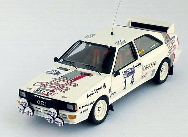 audi quattro #14 rac rally 1984 harris - wilson RRUK08 Модель 1:43