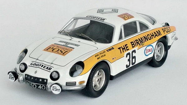 Alpine A110 Renault №36 RAC Rally (Hollier - Broad)