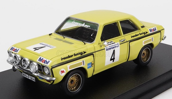 Модель 1:43 OPEL Ascona (night Version) N 4 2nd Rally Semperit (1973) W.Rohrl - J.Berger, Yellow