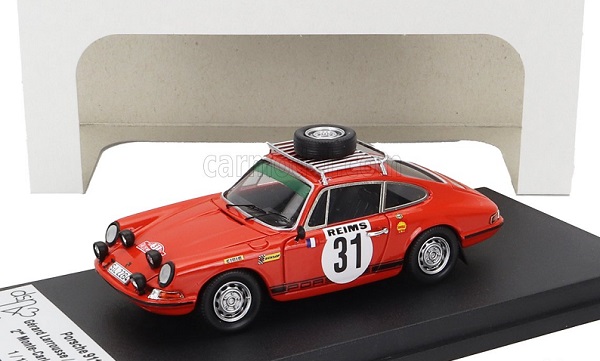 Porsche 911s Coupe (Night Version) №31 2nd Rally Montecarlo (1969) Gerard Larrousse - Maurice Gelin, Orange