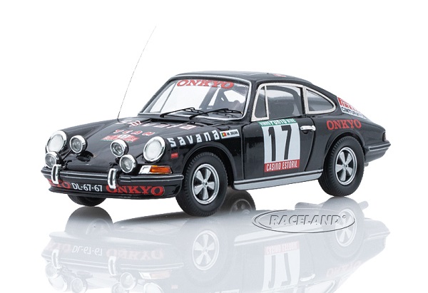 Porsche 911s Coupe (Night Version) №17 Rally Portugal (1977) Mario Silva - Sa Chaves, Black TRFDSN160 Модель 1:43