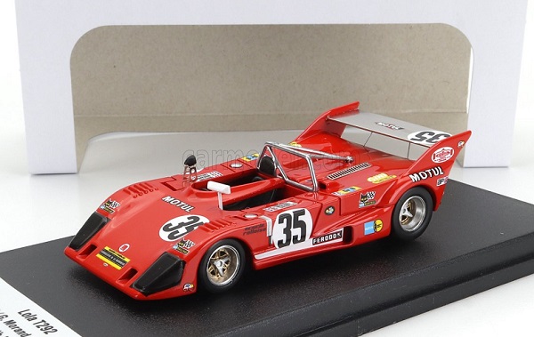 Lola T292 Team George Morand N 35 Winner Class 24h Le Mans - 1976 - Francois Trisconi - Georges Morand - Andre Chevalley, Red TRFDSN175 Модель 1:43