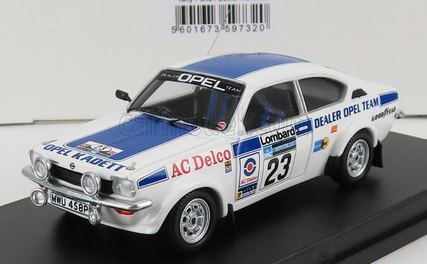 Модель 1:43 Opel Kadett Gt/E (Night Version) №23 Rally Rac Lombard (1975) T.Pond - D.Richards, White Blue