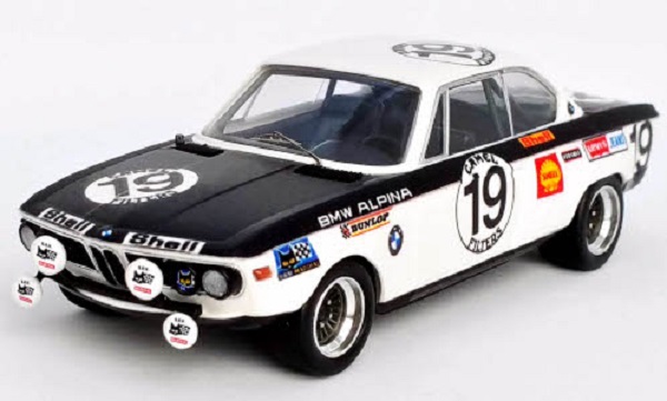 Модель 1:43 BMW 2800 CS (E9), №19, BMW Alpina, 24h Spa Francorchamps , 1971, R.Mathay/J.Xhenceval