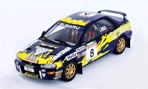 subaru impreza 555 - rally new zealand 1997 - p.bourne/r.vincent TRORR.NZ06 Модель 1:43