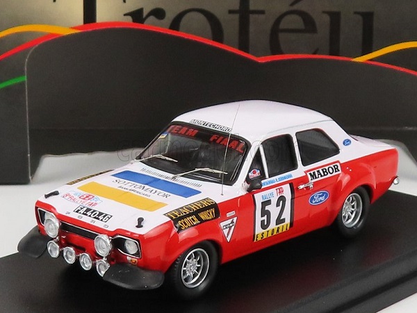 Модель 1:43 FORD Escort Mki (night Version) №52 Rally Tap (1974) C.fontainhas - R.seromenho, White Red