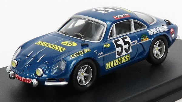 Модель 1:43 RENAULT Alpine A110 №55 Winner Class 1000km Spa (1970) J.m.jacquemin - B.palayer, Blue Met