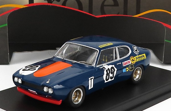 Модель 1:43 FORD Capri 2600 Rs N89 1000km Nurburgring (1972) W.odenthal - K.fritzinger, Blue Orange