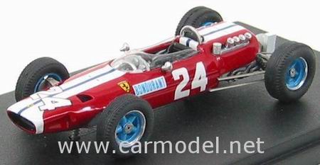 Модель 1:43 Ferrari F1 158 V8 №24 USA (Bob Bondurant) - red/white