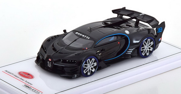Модель 1:43 Bugatti Vision Gran Turismo - 2015 - Carbon Black/blue