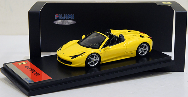 ferrari 458 spider - yellow FJM124321 Модель 1:43