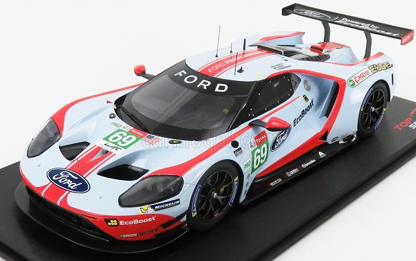 Модель 1:18 FORD Gt Ford Ecoboost 3.5l Turbo V6 Team Ford Chip Ganassi Usa №69 5th Lmgte Pro Class 24h Le Mans R.briscoe - S.dixon - R.west
