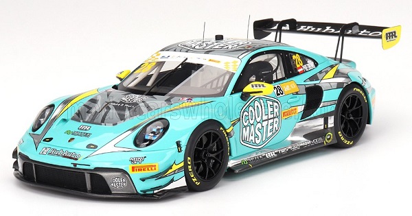 Модель 1:18 Porsche - 911 992 Gt3 R Team Hubauto Racing N 28 Fia Gt World Cup Macau Grand Prix - 2023 - Thomas Preining - Very Light Blue