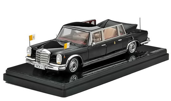 Модель 1:43 Mercedes-Benz 600 Pullman Landaulet - Pope Paul VI - black