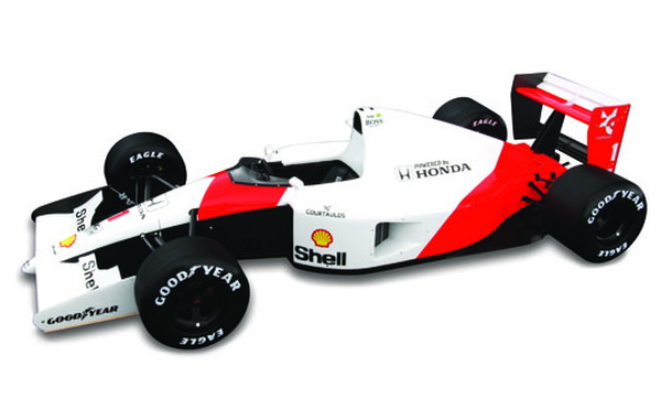 Модель 1:43 McLaren Honda MP4/6 №1 Winner GP Monte-Carlo World Champion (Ayrton Senna)