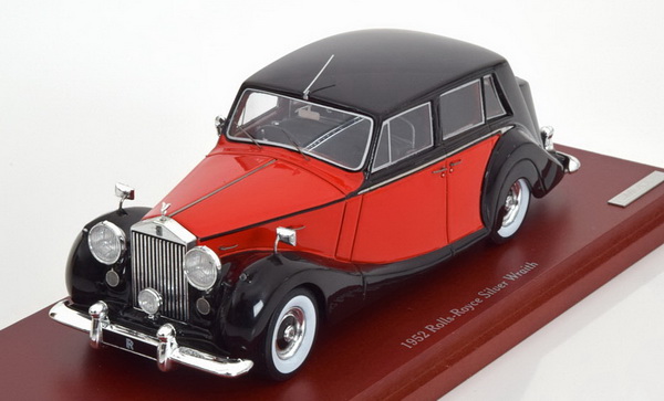 Модель 1:43 Rolls-Royce Silver Wraith - black/red