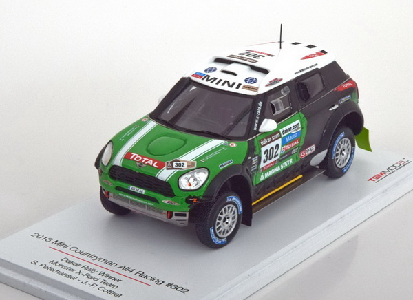 Модель 1:43 Mini Countryman All4 №302 «Monster X-Raid Team» Winner Rally Dakar (Stephane Peterhansel - Jean-Paul Cottret)
