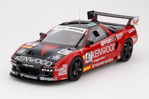 Модель 1:18 Honda NSX GT2 №47 Honda Racing, Kenwood, 24h Le Mans (Kuniaki Takahashi - Keiichi Tsuchiya - Akira Iida)