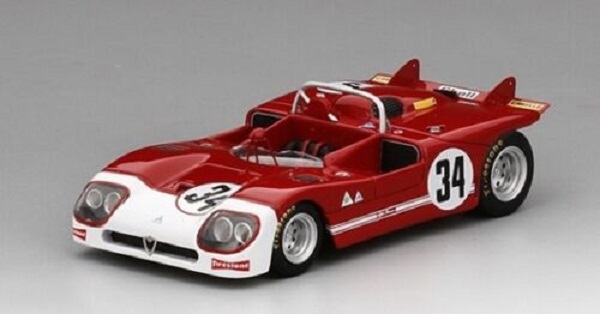 Alfa Romeo Type 33/3 №34 Autodelta 12h Sebring TSM154311 Модель 1:43