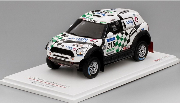 Mini All4 Racing №315 Axion X-raid Team, Rallye Dakar (M.Hirvonen - M.Perin) TSM430237 Модель 1:43