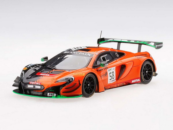 McLaren 650S GT3 №58 Strakka Racing, 24h Spa (Come Ledogar - Rob Bell - Ben Barnicoat) TSM430345 Модель 1:43