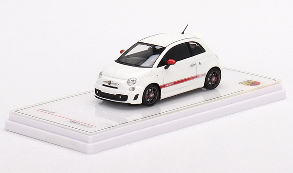 FIAT Abarth 595 - white/red TSM430616 Модель 1:43