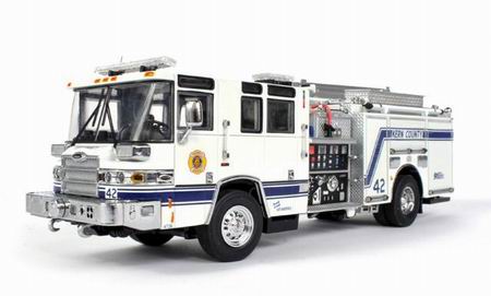 kern county №42 - pierce quantum fire pumper 081-01166 Модель 1:50