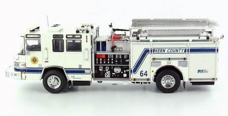 kern county №64 - pierce quantum fire pumper 081-01168 Модель 1:50
